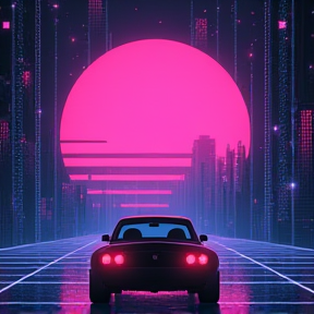 Neon Night Drive