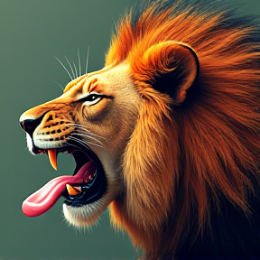 Lion's Stomach Growls And Burps Louder Than A Roar