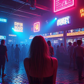 Neon Unter Sternen