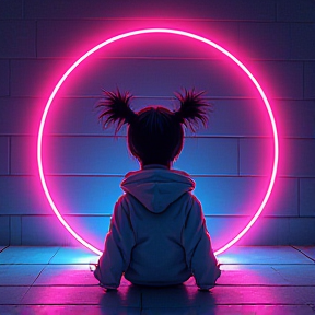 kid neon theme