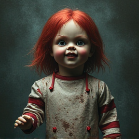 creepy doll