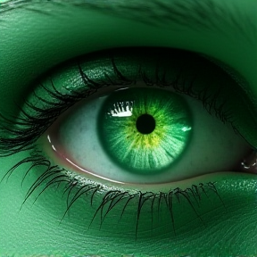 Your emerald eyes