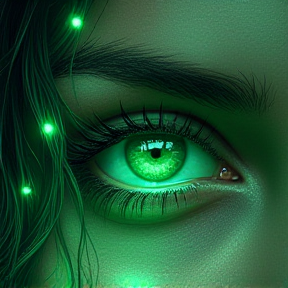 Your emerald eyes