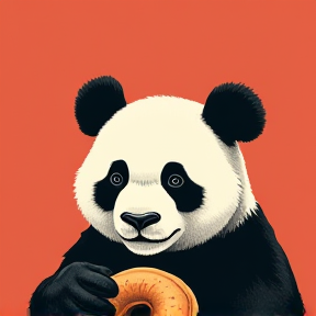 bagel the panda