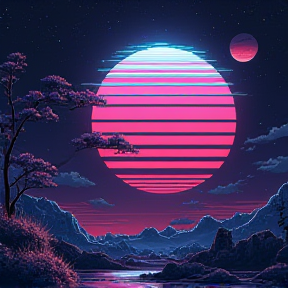 Pixelated Dreamscape