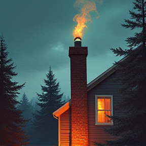 When the chimney comes... 