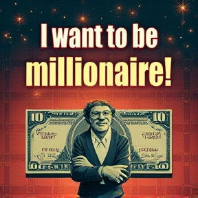 I want to be a millionaire! 