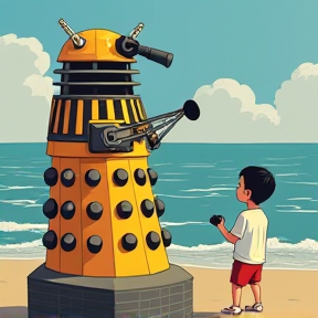 Colin the Dalek's Holiday