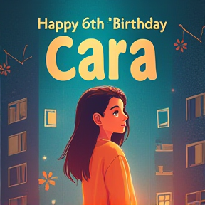 Happy 6th Birthday Cara!