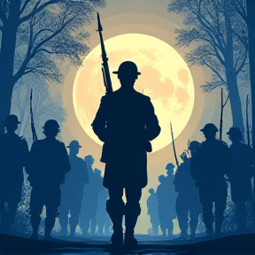 Union Blue Soldiers March