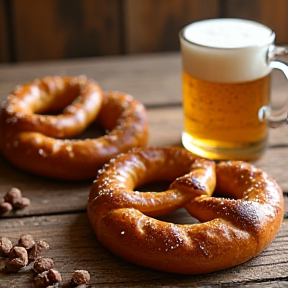 Brezel und Oktoberfest