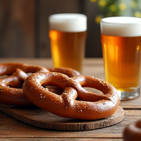 Brezel und Oktoberfest