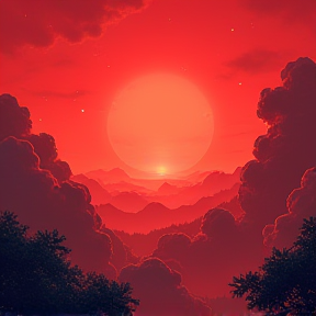 Red Sun in the Sky 