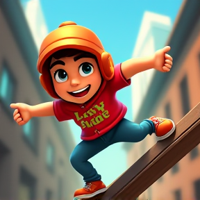 Subway Surfers ich springe