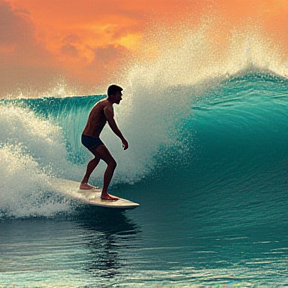 Surfer à CapBreton