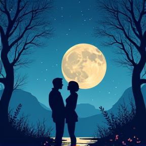 you and me under the moonlight