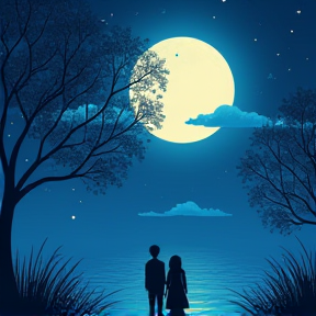 you and me under the moonlight