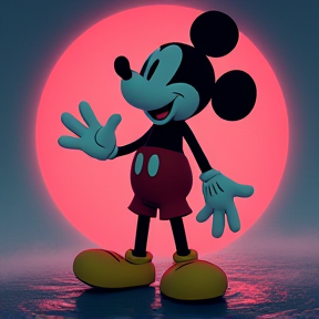 Mickey can stop the feeling in his feet 