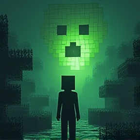 Creeper in der Nacht