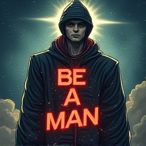 be a man