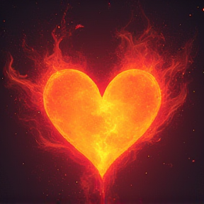 Set my heart a flame