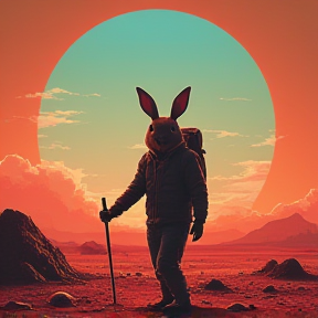 Rabbit on Mars