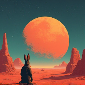 Rabbit on Mars