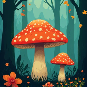 Pilz im Wald