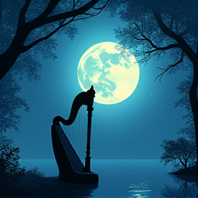 Moonlit Harp