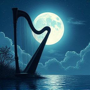 Moonlit Harp