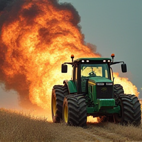 The Day Tommy's Tractor Went Boom