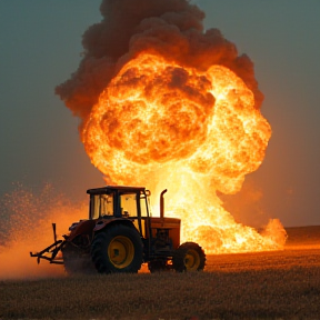 The Day Tommy's Tractor Went Boom