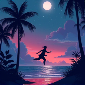 Jump into the night