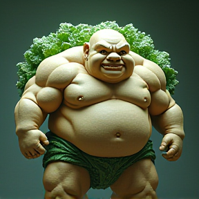 The Cabbage Sumo Wrestler