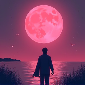 Under the Great Pink Moon