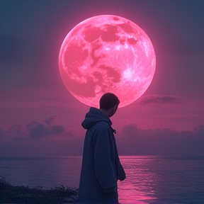 Under the Great Pink Moon