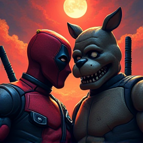 Deadpool vs Five Nights at Freddy's