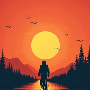 Ride into the sun