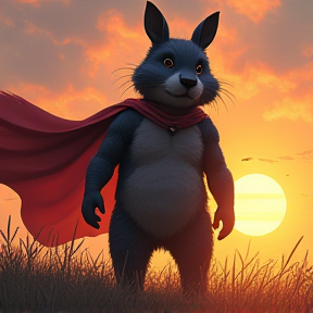 Wombat the hero