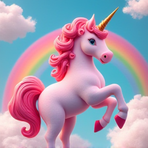 Pink Fluffy Unicorn