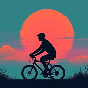 biking