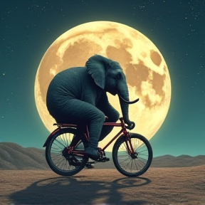 Elephant on the Moon