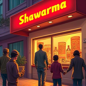 I love shawarma 