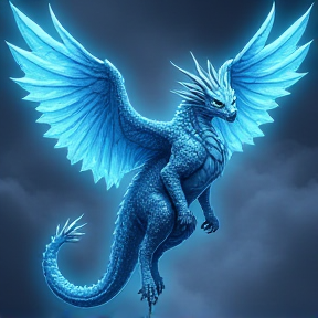 Skystuune the Sapphire Dragon