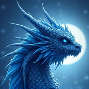 Skystuune the Sapphire Dragon