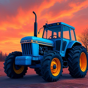 Blue Tractor