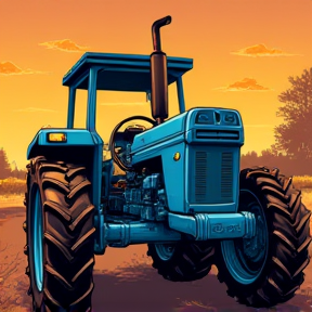 Blue Tractor