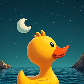 Rubber ducky day or night