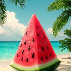 Coconut and Watermelon