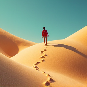 Footsteps in the Sand 